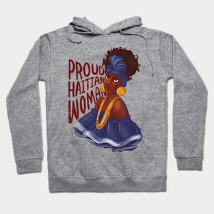 Happy Haitian Flag Day Celebration Haiti Proud Woman Hoodie